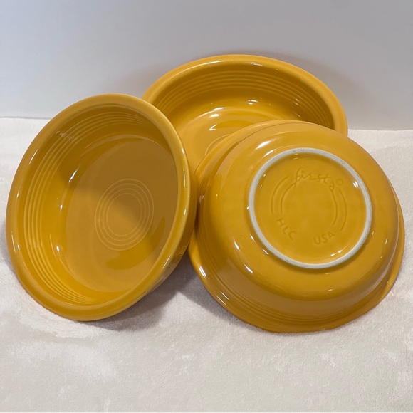 One Homer Laughlin Gold Fiestaware Bowl. 7” - Picture 1 of 10